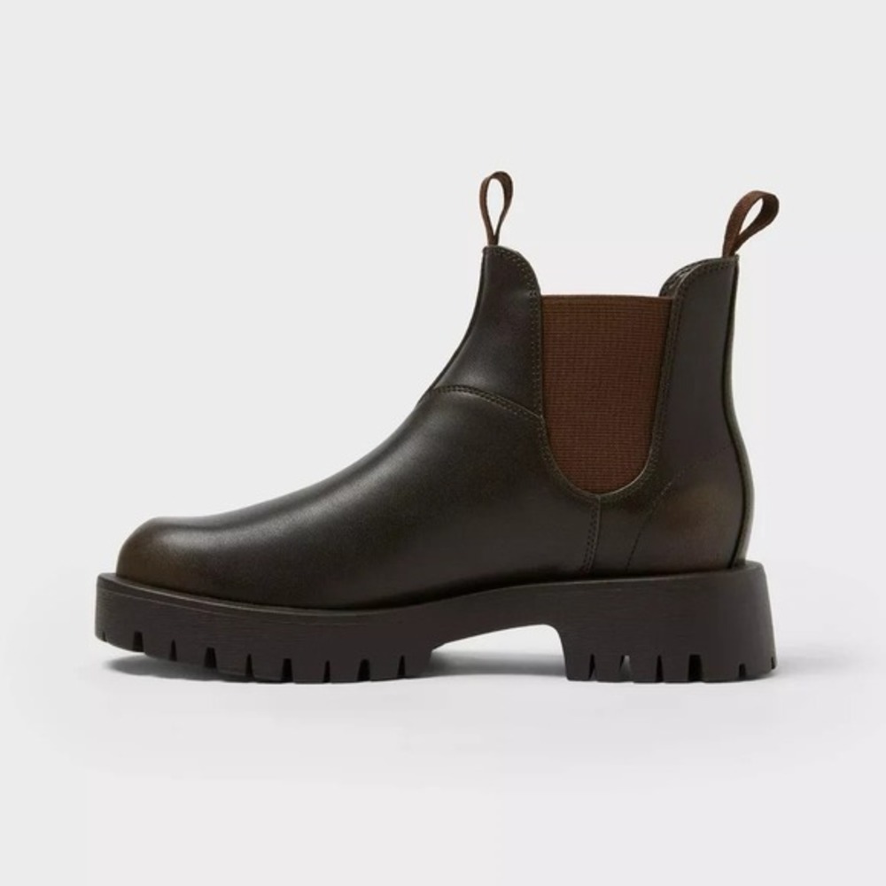 Universal Thread Zora Ankle Boots Brown 9.5 New With Tags - Picture 7 of 8